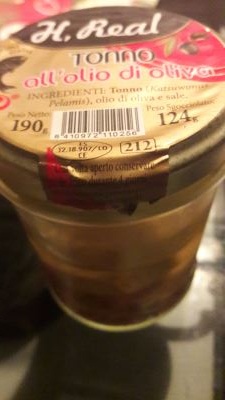 Tonno all'olio d'oliva 