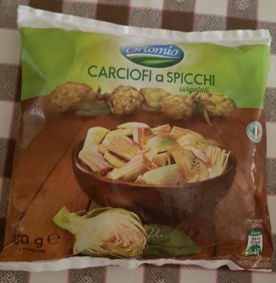 Carciofi in spicchi surgelati Ortomio