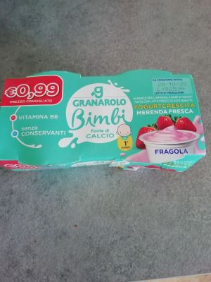 Granarolo bimbi Yogurt alla fragola 