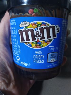 M&Ms crema spalmabile