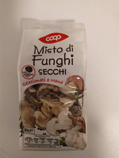 Misto di funghi secchi