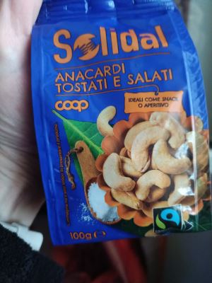 Anacardi tostati e salati