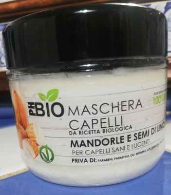 Maschera capelli Mandorle e semi di lino