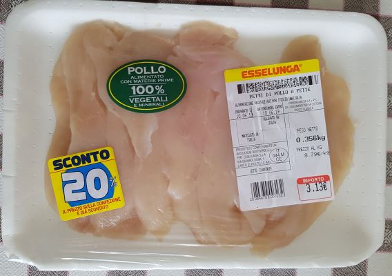 Petti di pollo a fette Esselunga Naturama