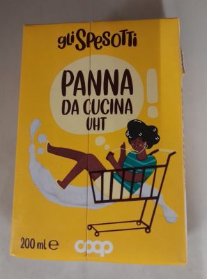 Panna da cucina uht