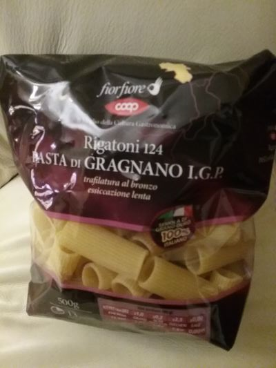 Rigatoni 124 - pasta  di Gragnano i.g.p.