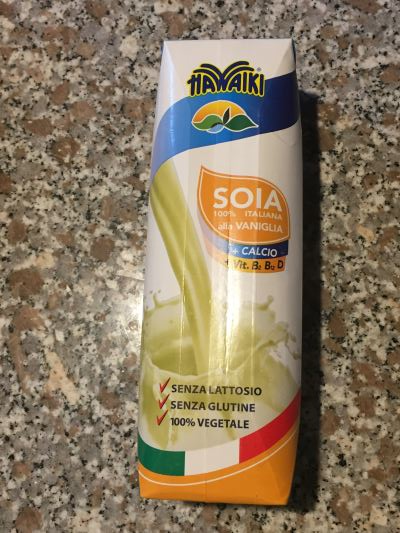 Bevanda a base di soia alla vaniglia 