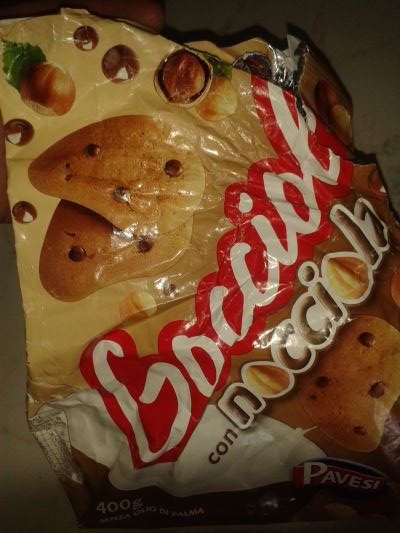 gocciole con nocciola