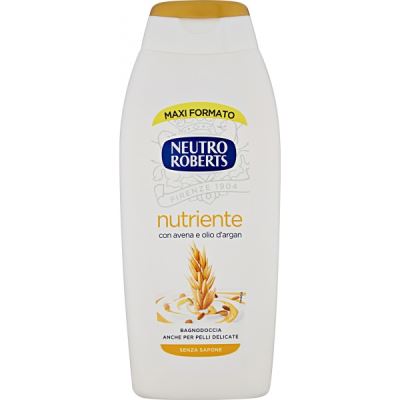 Bagnoschiuma nutriente con avena e olio d'argan