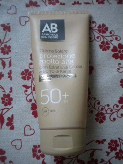 Crema solare 'Armonia e Benessere'