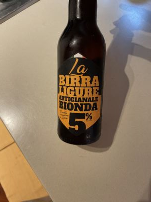 Birra ligure artigianale bionda 5%
