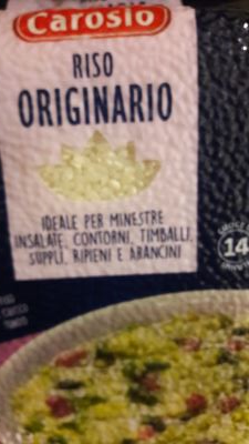 RISO ORIGINARIO