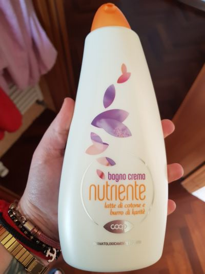 Bagno crema nutriente Latte di cotone e Burro di Karité