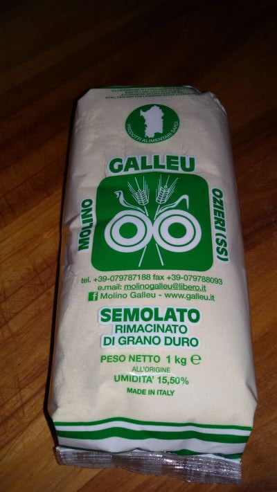 Semolato rimacinato di grano duro
