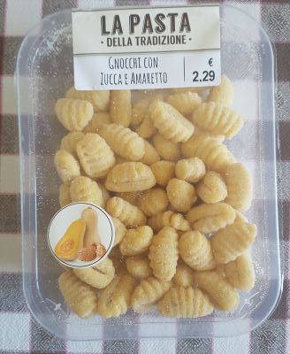 La pasta della tradizione - Gnocchi freschi con zucca e amaretti