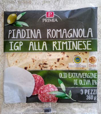 Piadina Romagnola IGP alla Riminese