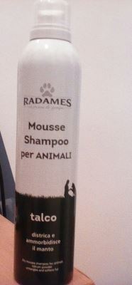 Mousse shampoo per animali
