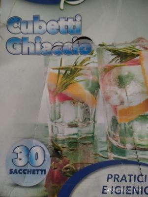 30 sacchetti di Cubetti di ghiaccio 