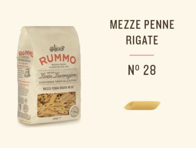 Mezze penne rigate n°28