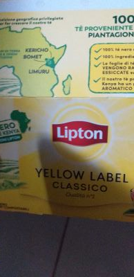 Yellow label classico Lipton