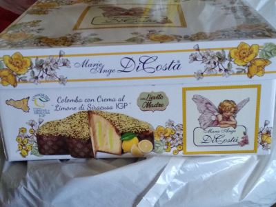 Colomba con crema al limone di Siracusa