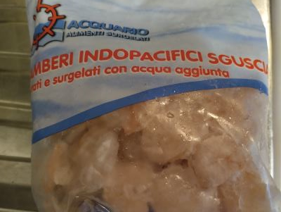 Gamberi indopacifici sgusciati