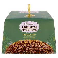 Creazioni di panettone al pistacchio