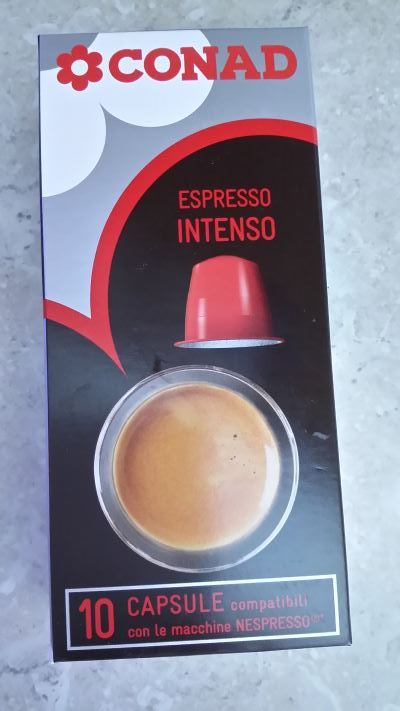 Espresso intenso, 10 capsule compatibili nespresso 