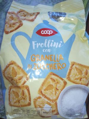 Frollini con granella di zucchero