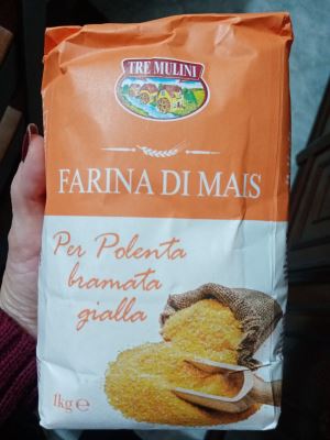 Farina di mais per polenta bramata gialla