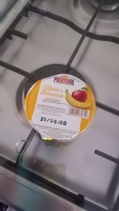 Purea banana e mela