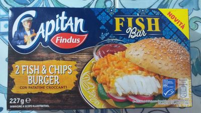 Fish & chips burger