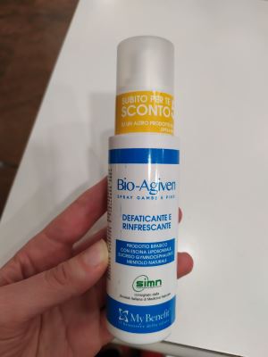 Bio-Agiven Spray gambe e piedi  defaticante & rinfrescante