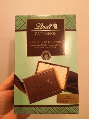 Cioccolato fondente con biscotto al burro