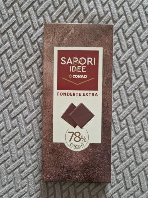 Sapori idee fondente extra 78% cacao 