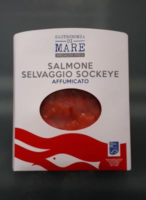 Salmone selvaggio sockeye affumicato