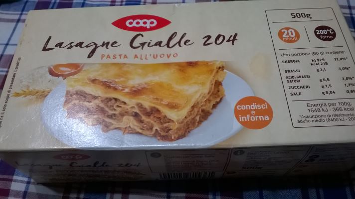 Lasagne Gialle 204