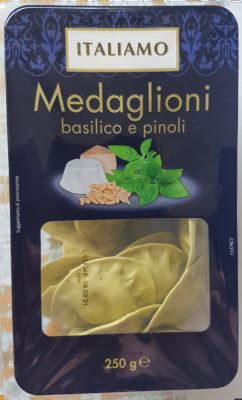 Medaglioni con basilico e pinoli Italiamo