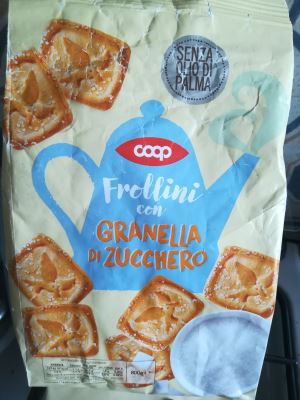 Frollini con granella di zucchero 