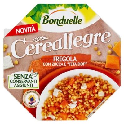 Fregola con zucca e feta DOP