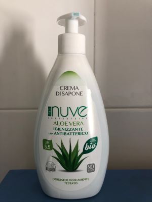 Crema di sapone Nuve Aloe Vera igienizzante con antibatterico