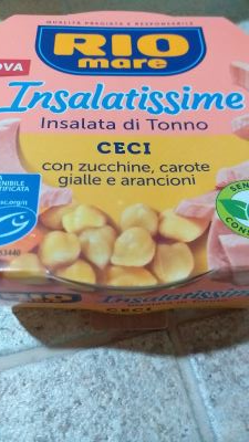 Insalatissime - tonno con ceci zucchine e carote 