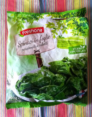 Spinaci in foglie 
