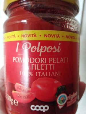 Pomodori pelati a filetti