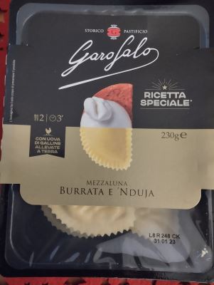Mezzelune di burrata e 'nduja