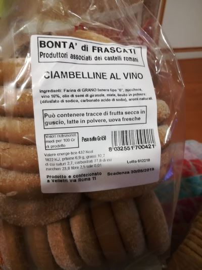 Ciambelline al vino