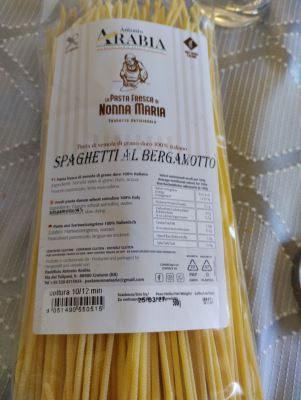 Spaghetti al bergamotto