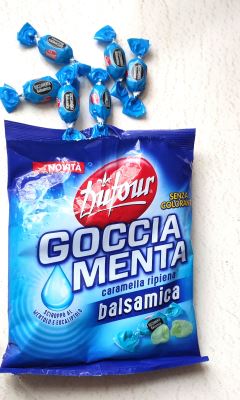 Goccia Menta caramella ripiena balsamica 