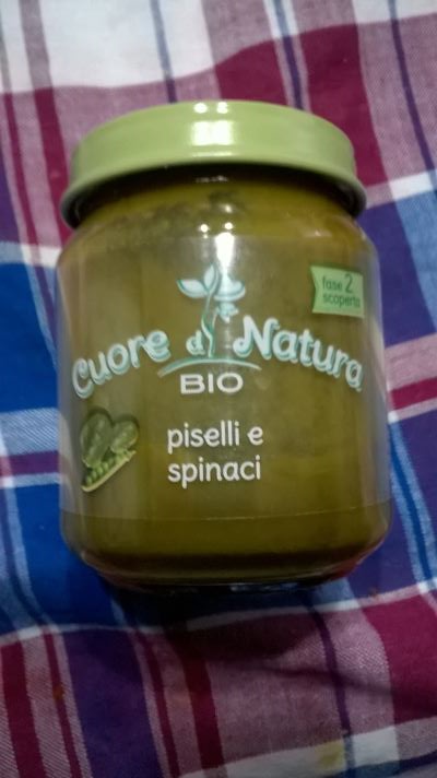 Passato di piselli e spinaci
