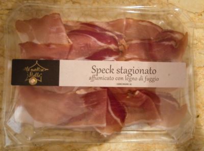 Speck stagionato affumicato con legno di faggio